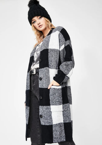 Feelin' Improper Plaid Jacket