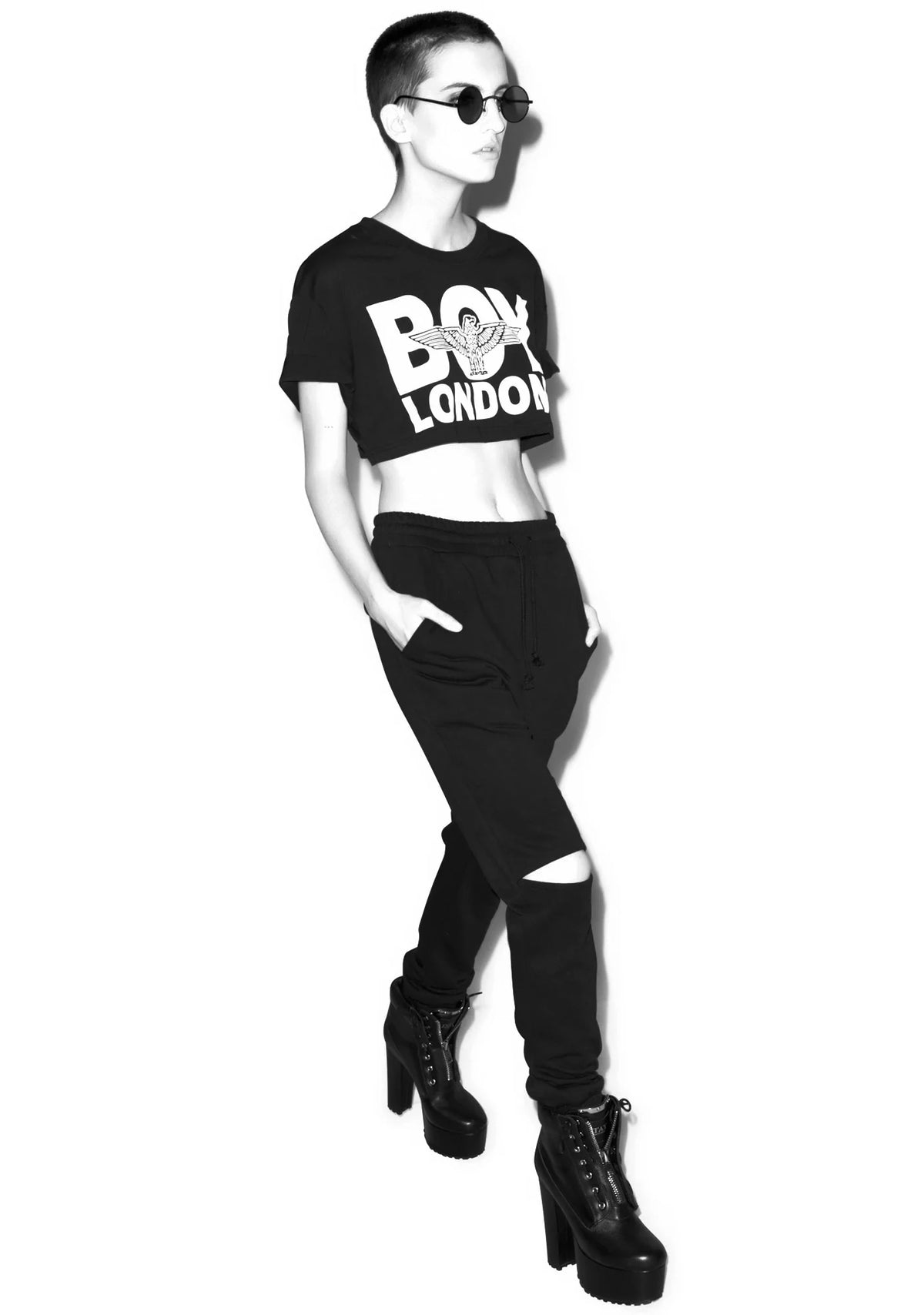 Sinner Cut-Out Sweatpants