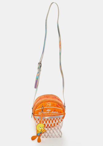 Space Jam Tweety Basketball Crossbody Bag