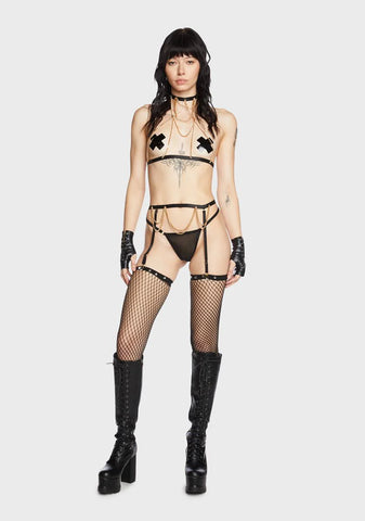 Chains Of Lust Lingerie Set