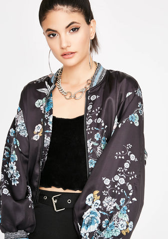 Spill The Tea Bomber Jacket