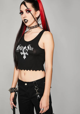 Blessed By Satan Tank Top