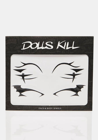 Bat Wings Eyeliner Stickers
