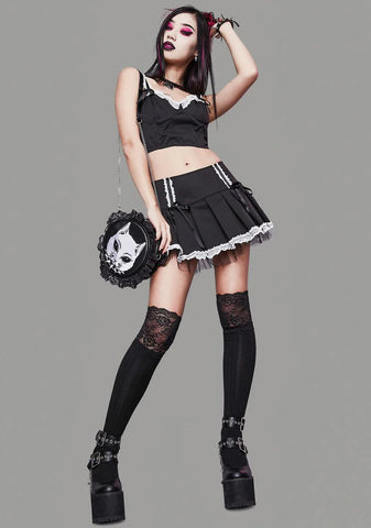 Unfair Maiden Pleated Mini Skirt