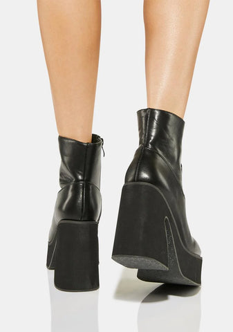 Torus Heeled Platform Boots