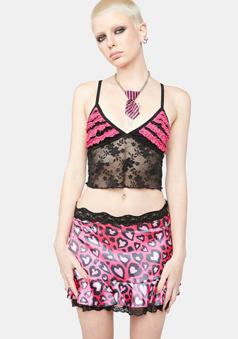 Hello Heartache Mini Skirt