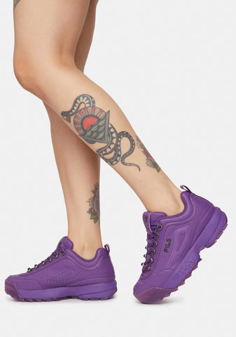 Purple Disruptor Zero Pearl Sneakers