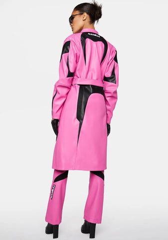 Pink Transformer Moto Coat
