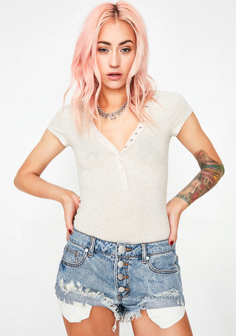 Mess Around Destroyed Shorts