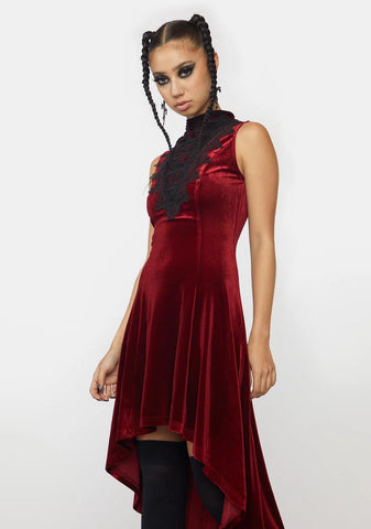 Red Gothic Sexy Dress