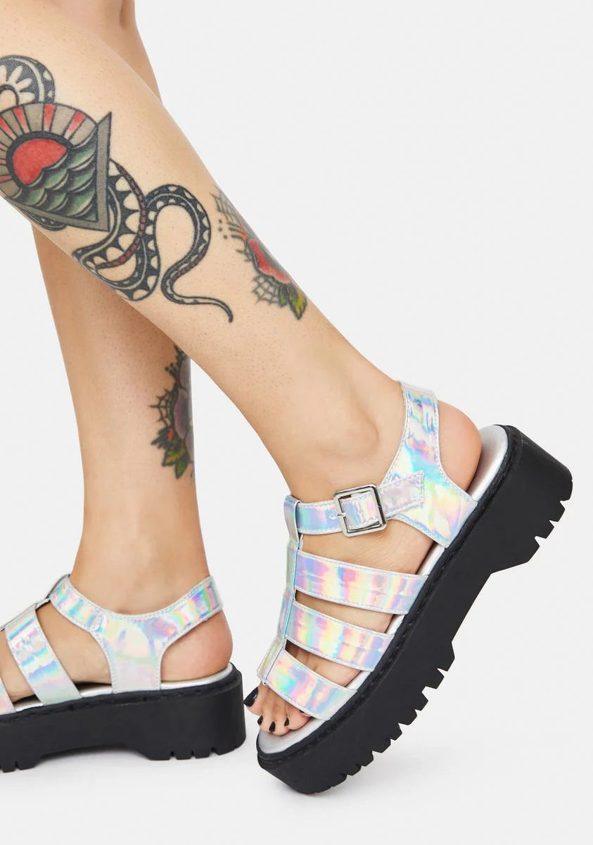 Holo Right Place Right Time Gladiator Sandals