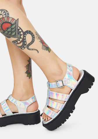 Holo Right Place Right Time Gladiator Sandals