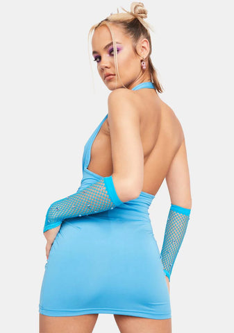Aqua Special Gem Mini Dress