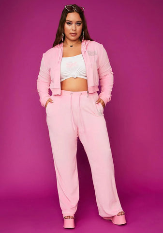 I Keep It Glossy Velour Jacket