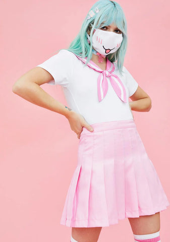 Whimsical Wonder Pleated Skirt