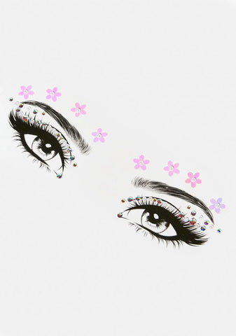 Blissful Flowers Face Jewels