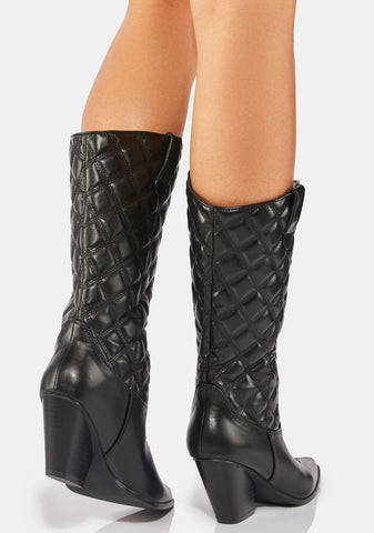 Raven Howdy Stranger Cowboy Boots