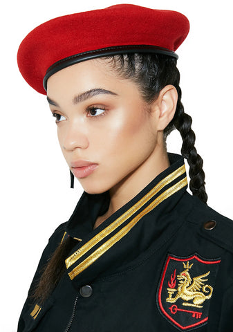 Ruby Wool Monty Beret