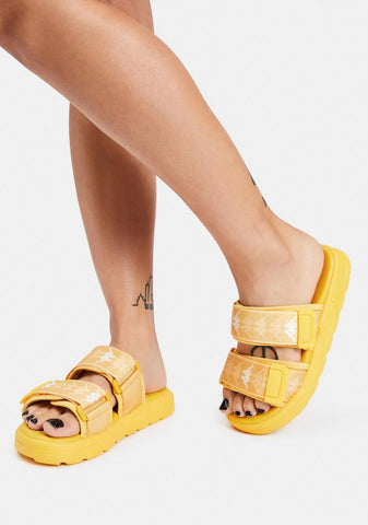 Yellow White 222 Banda Aster 1 Sandals