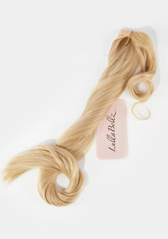 Light Blonde Extra AF 34" Straight Wraparound Pony