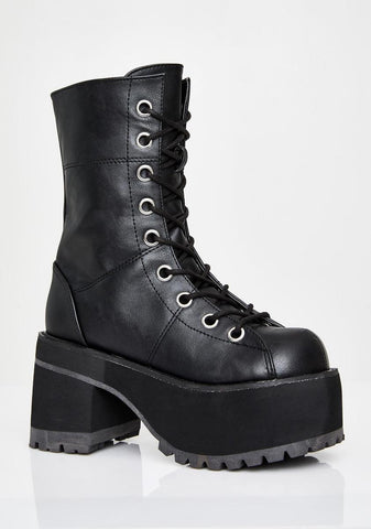 Ranger-301 Platform Calf Boots