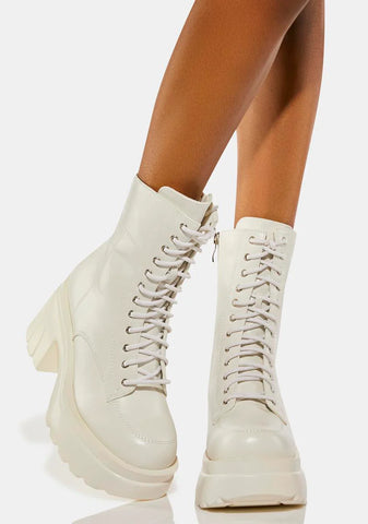 Snow Can't Stomp Me Platform Boots