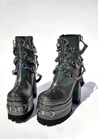 Ex Machina Holographic Boots