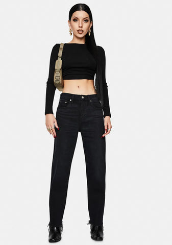 Curfew Straight Up High Rise Jeans