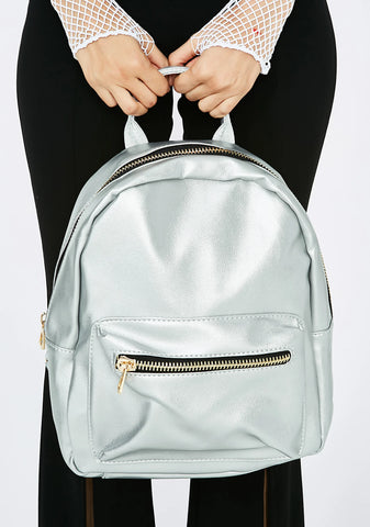 Over The Moon Metallic Backpack