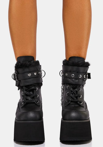 Ashes-57 Platform Ankle Boots