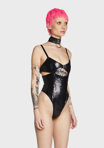 Alien Encounter Sequin Bodysuit