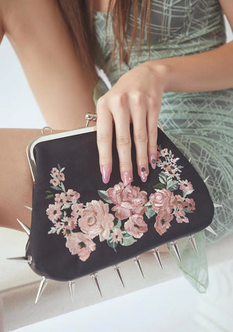 Drama Zone Embroidered Purse