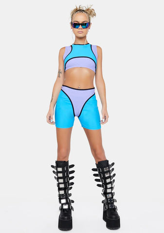 Saved By The Beat Layered Shorts