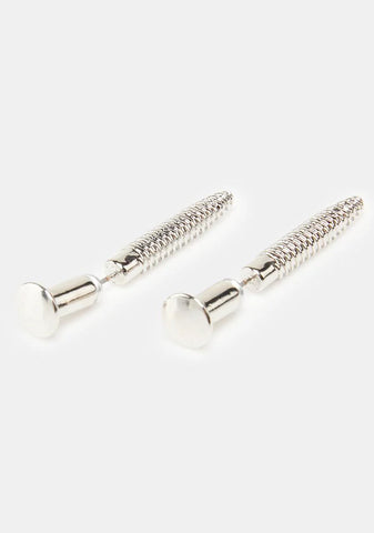 Modulation Screw Earrings