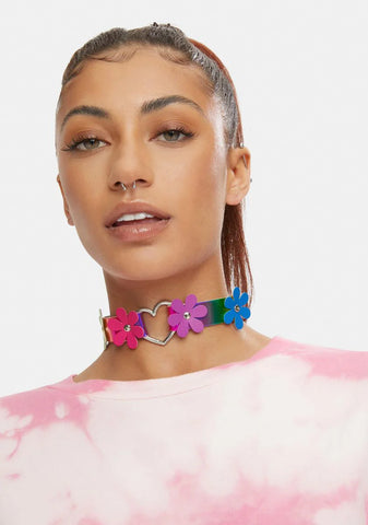 Sunshine And Smiles Flower Choker