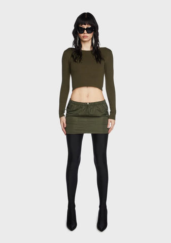 Delta Cargo Mini Skirt