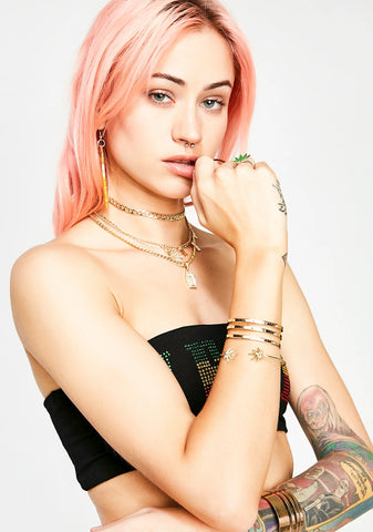 Too Dope Leaf Bangle