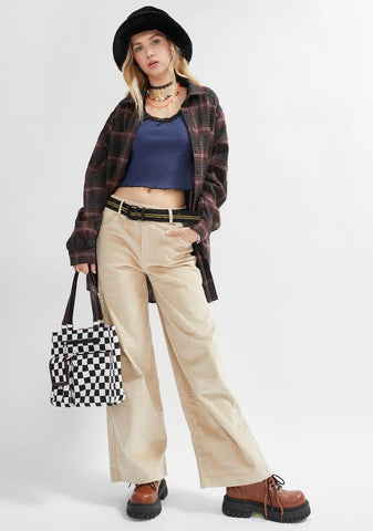 Beach Kissed Corduroy Wide Leg Pants