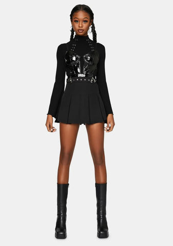 The Craft Pleated Mini Skirt