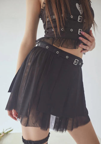 Sad Or Something Pleated Skirt