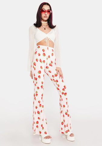 Berry Into You Flare Pants