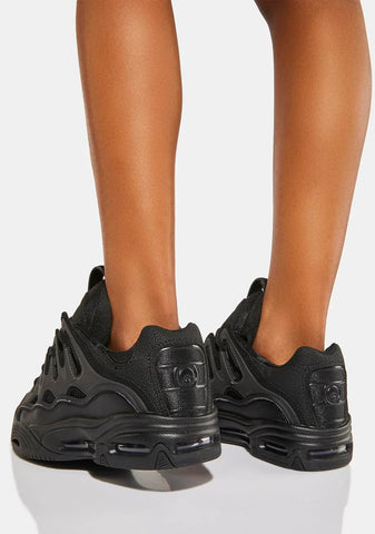 Black D3 2001 Sneakers