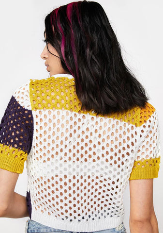 Make A Bet Crochet Top