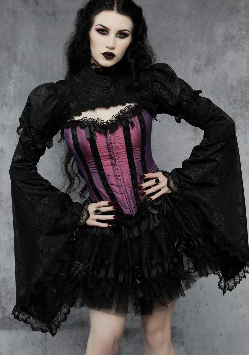 Morbid Interest Lace Shrug