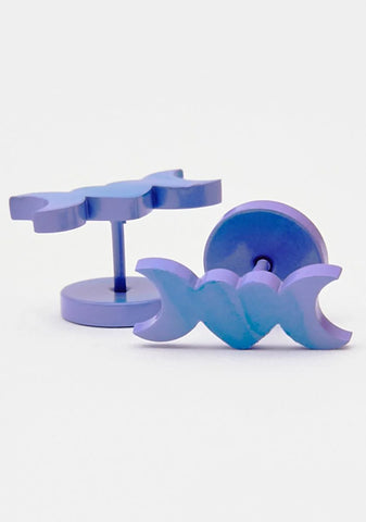 Lunar Love Stud Earrings