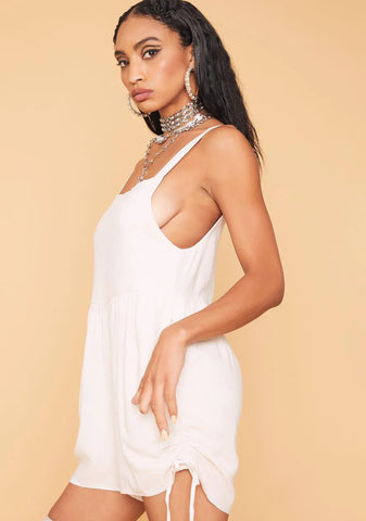 Into The Distance Ruched Romper