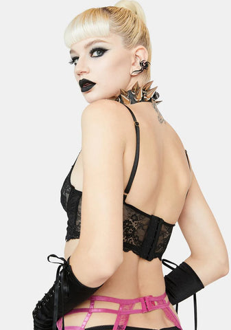 Azma Caged Lace Suspenders