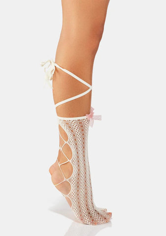 Angel Crush Worthy Fishnet Socks