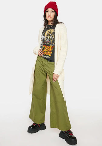 Morning Blush Long Knit Cardigan