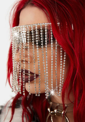 Rain On Me Clear Sunglasses